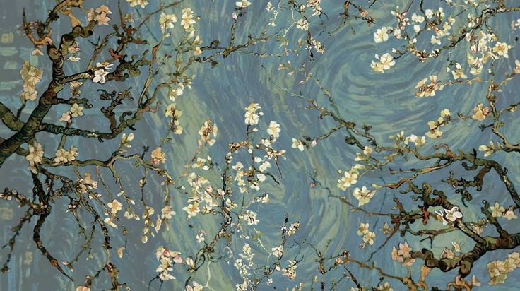 Floral Branches Wall Art – Elegant Nature-Inspired Blue Design