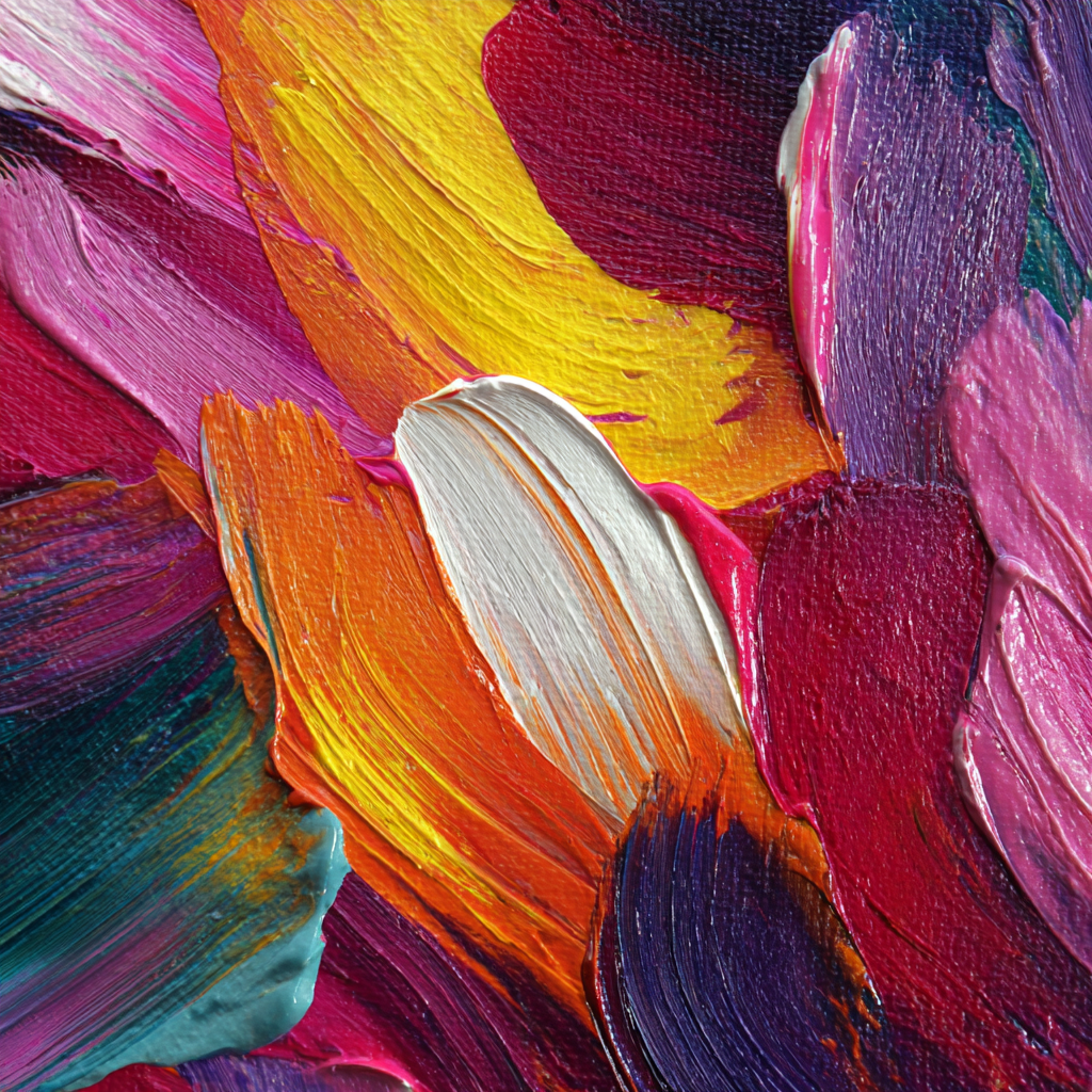Bold Abstract Color Texture – Modern Wall Art