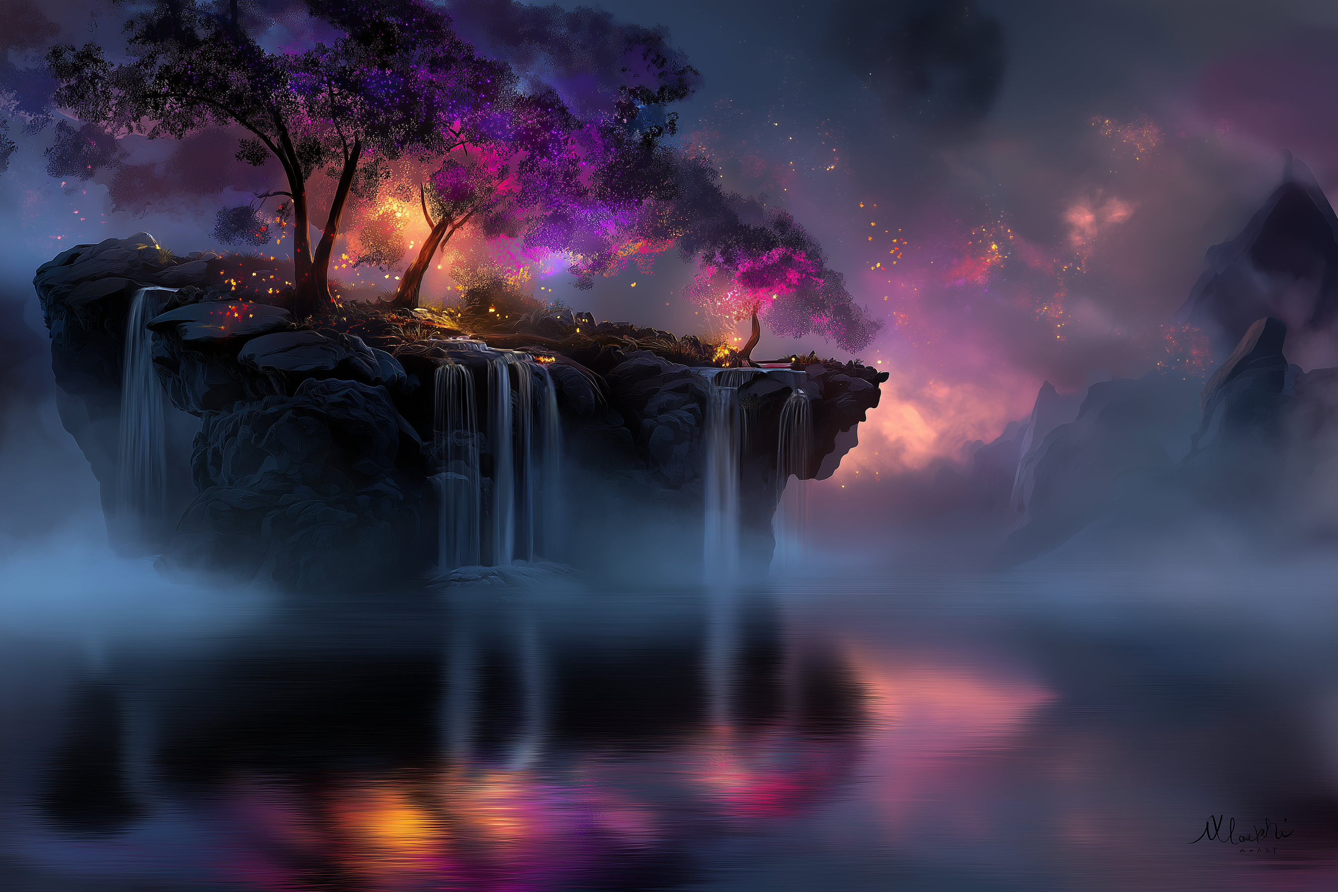 Enchanted Twilight Oasis