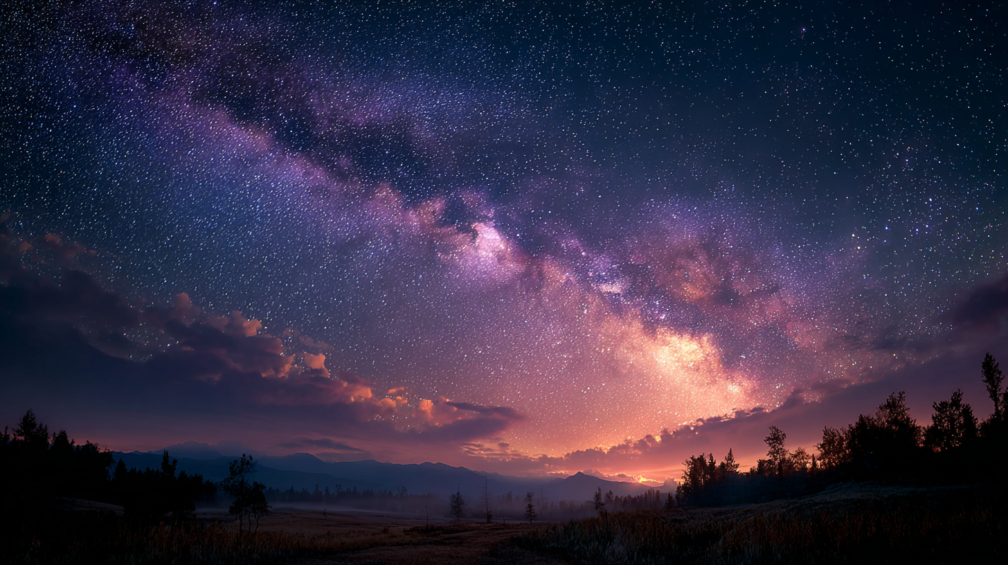 Cosmic Horizon – Milky Way Night Sky Wall Art