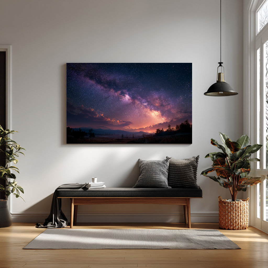 Cosmic Horizon – Milky Way Night Sky Wall Art — alternate view