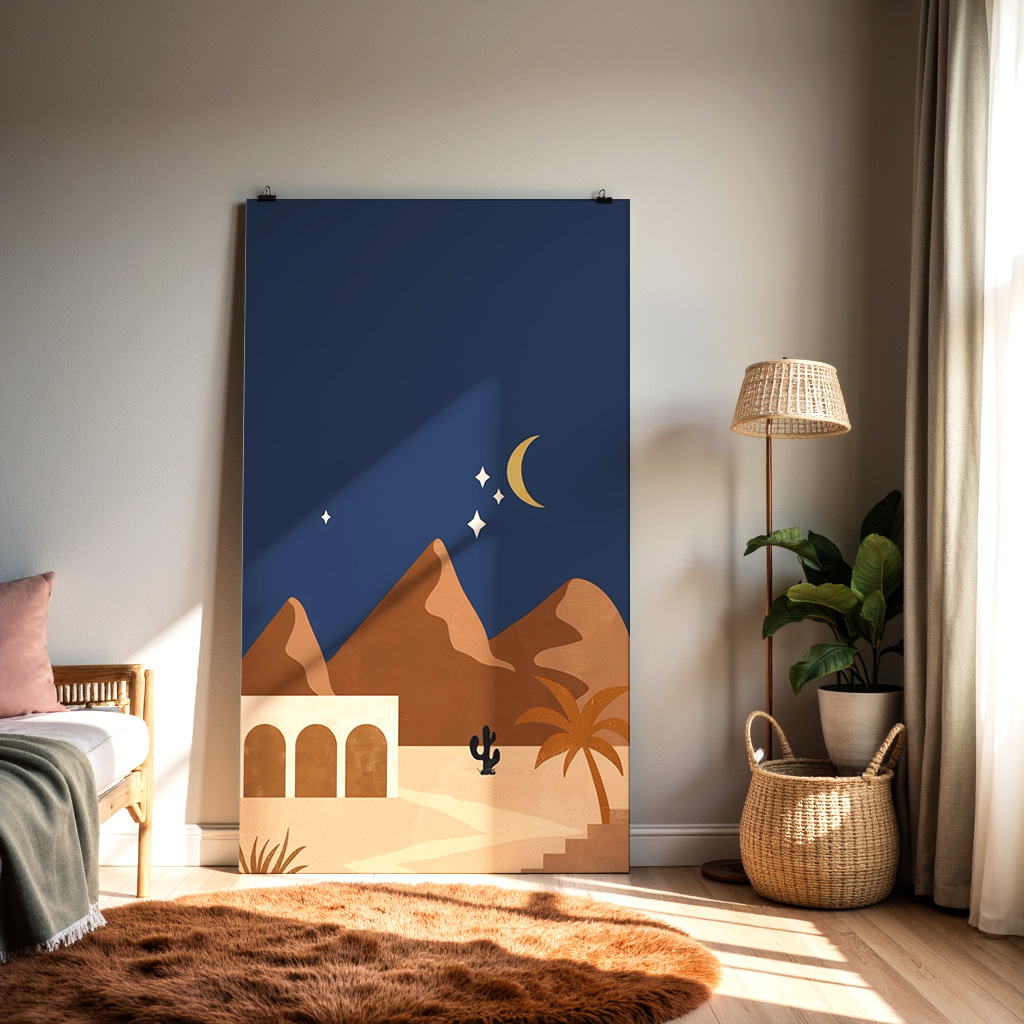 Moonlit Oasis — alternate view
