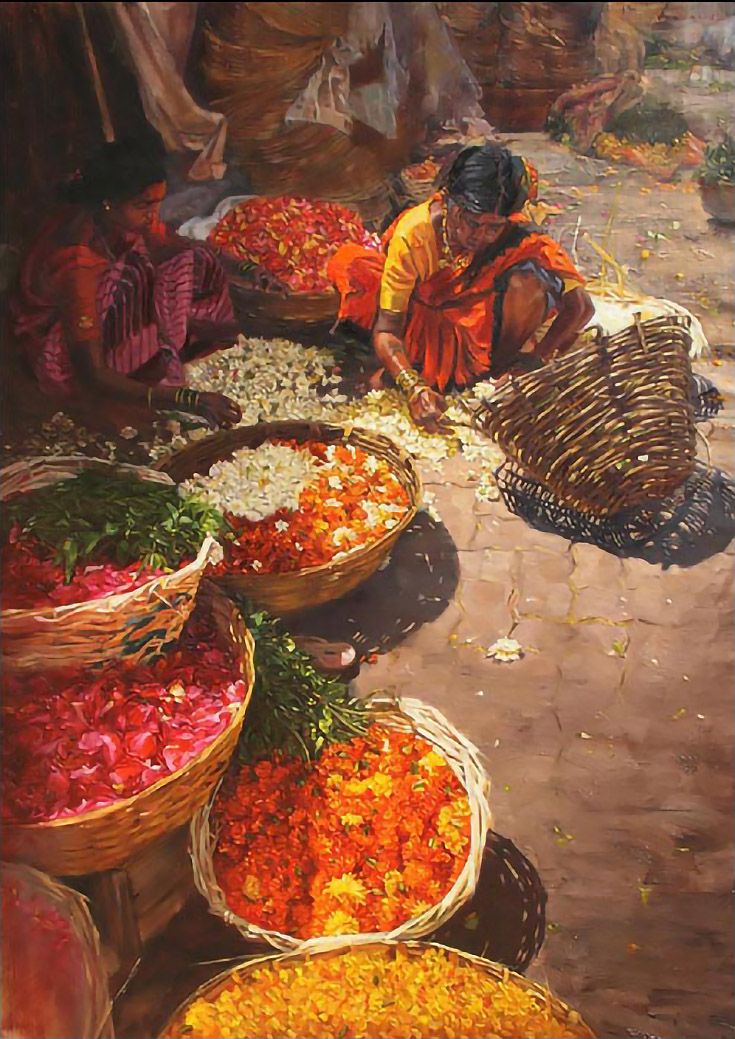 Hands of the Flower Market