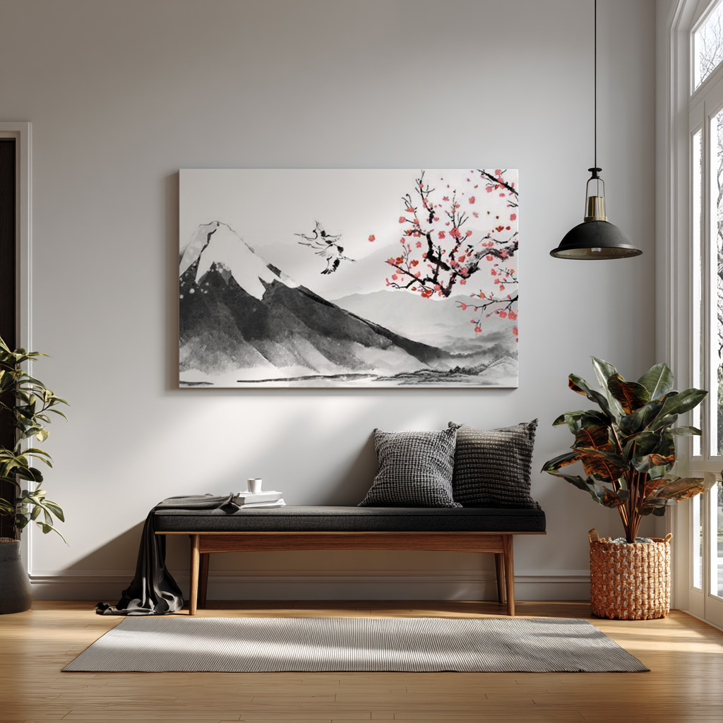 Where the Mountain Meets Spring — alternate view