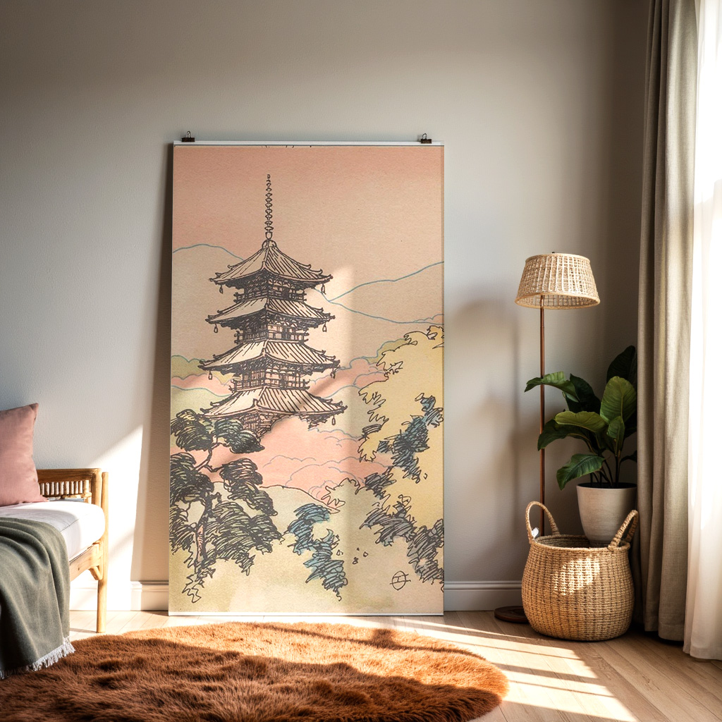 Temple in Soft Light — alternate view