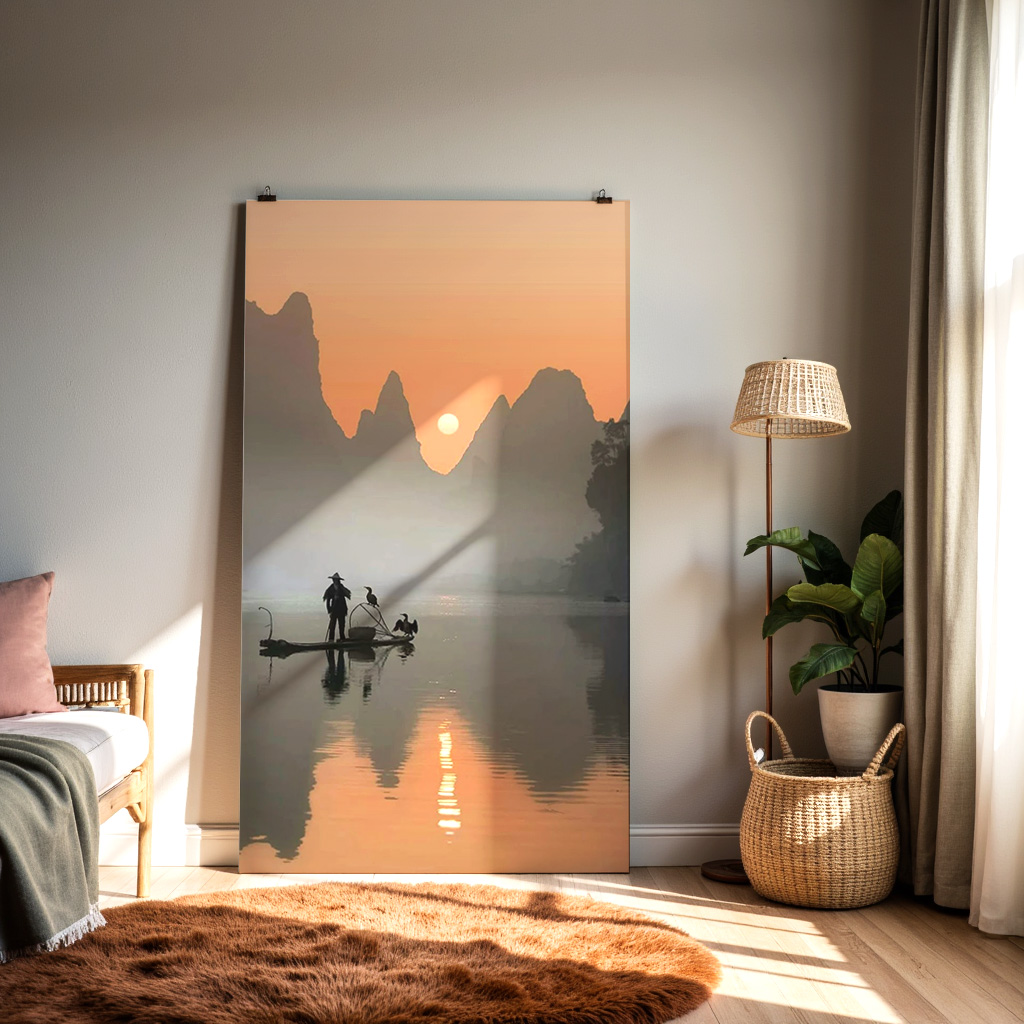Golden River Silence — alternate view