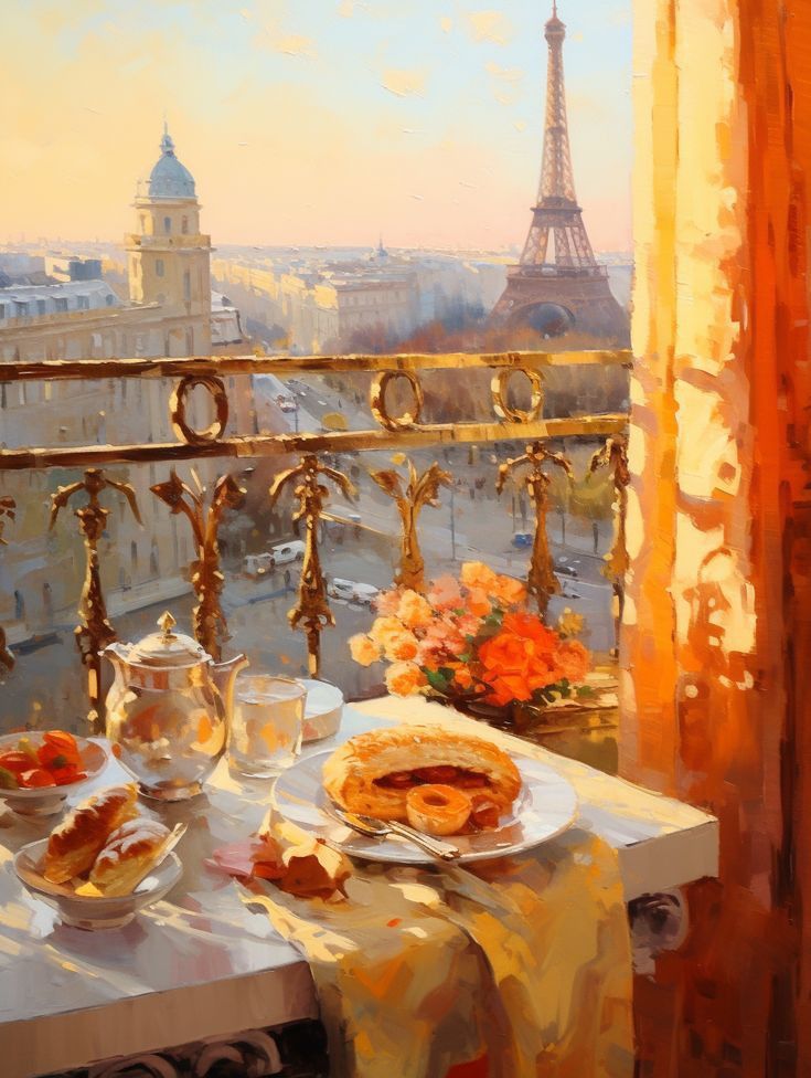 Breakfast with the Eiffel