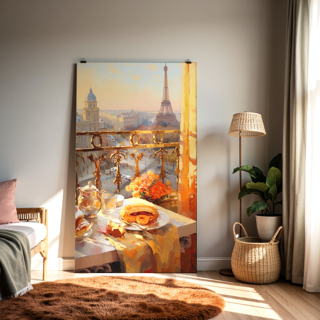 Breakfast with the Eiffel — alternate view