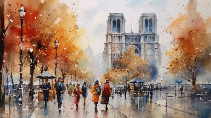 Autumn at Notre-Dame