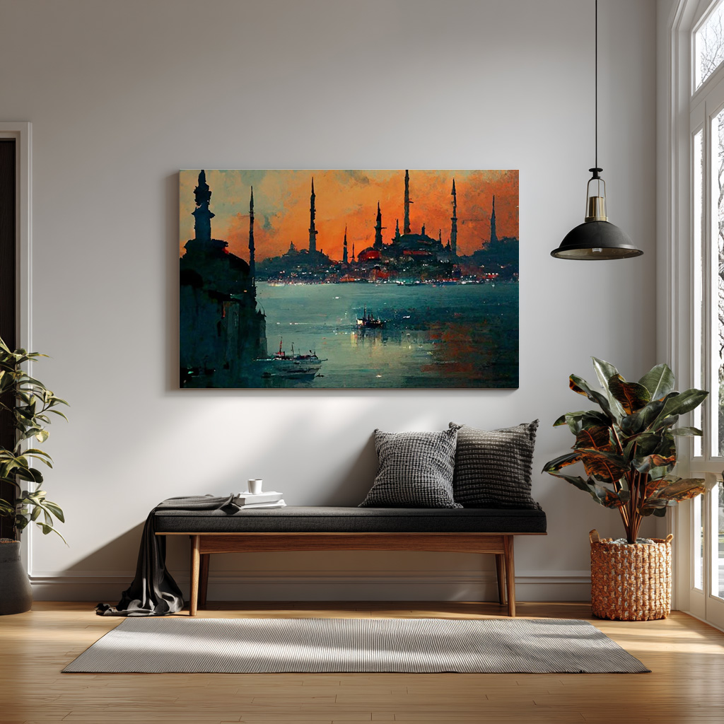 Twilight Over Timeless Shores — alternate view