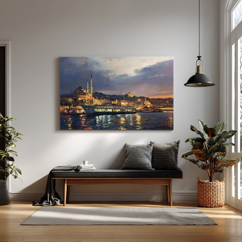 Twilight on the Bosphorus — alternate view