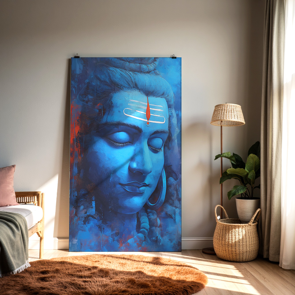 Shiva in Tranquil Stillness – The Silent Witness — alternate view
