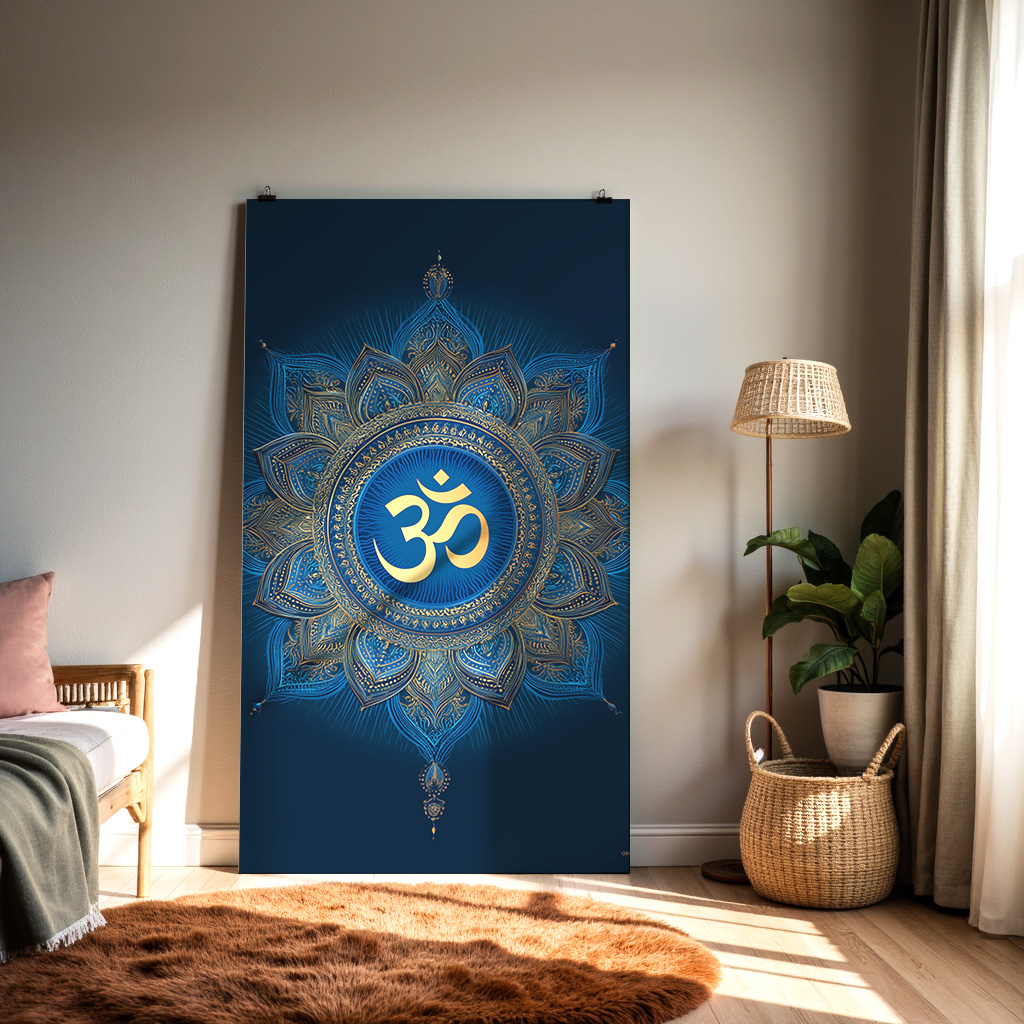 Om Lotus Mandala — alternate view