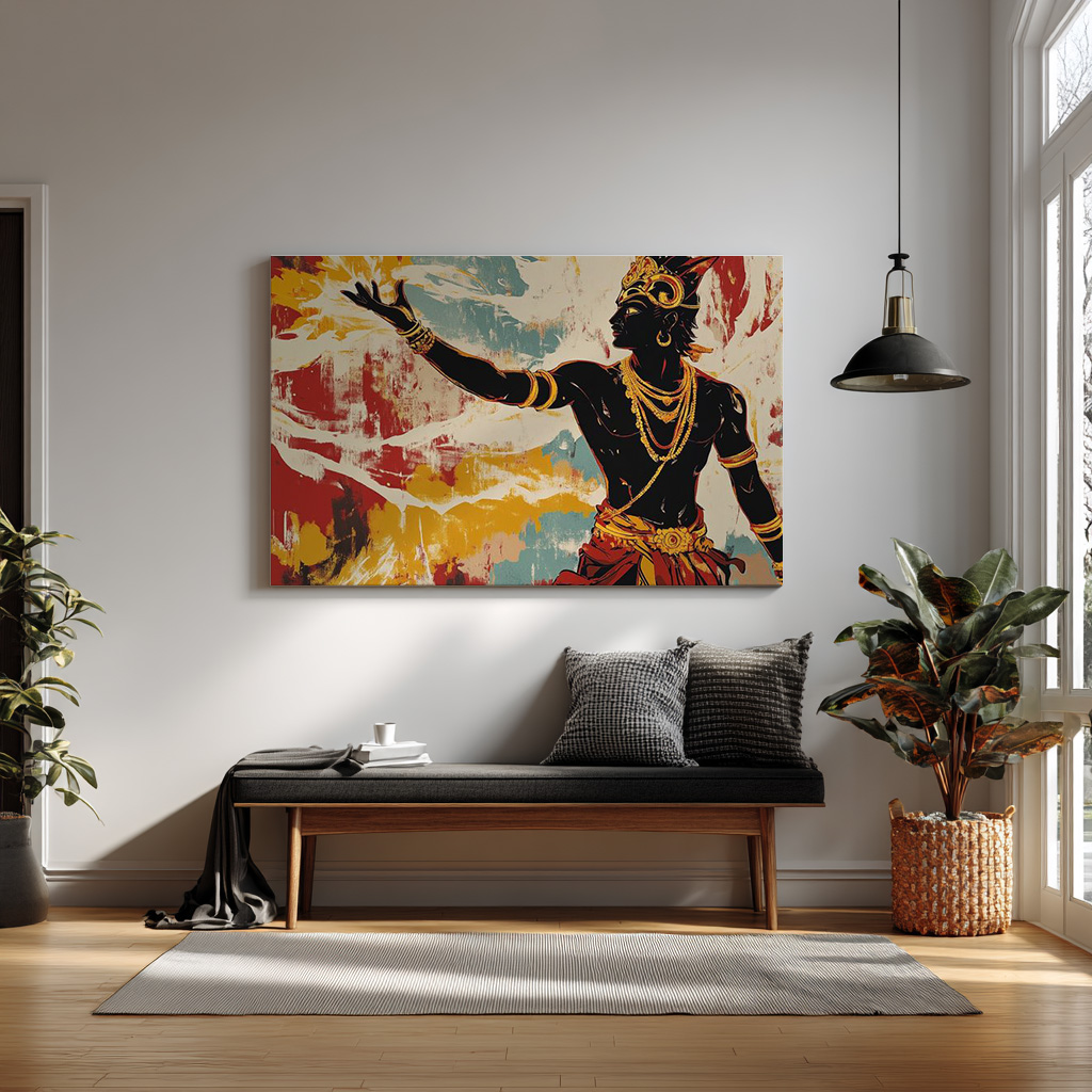 Divine Gesture of the Cosmic Warrior — alternate view