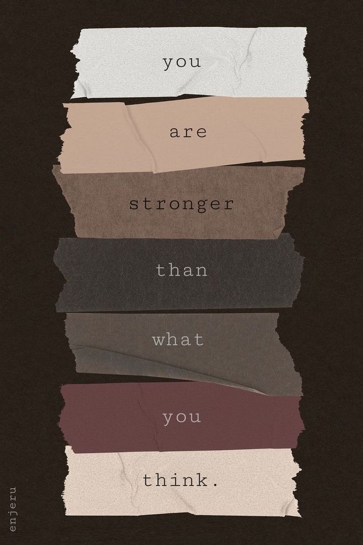 You Are Stronger Than You Think Wall Art – Inspirational Quote Print