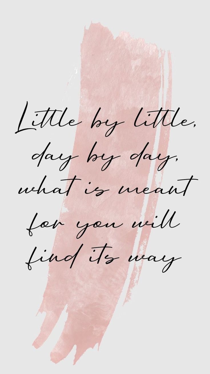 Motivational Quote Wall Art – “Little by Little, Day by Day”