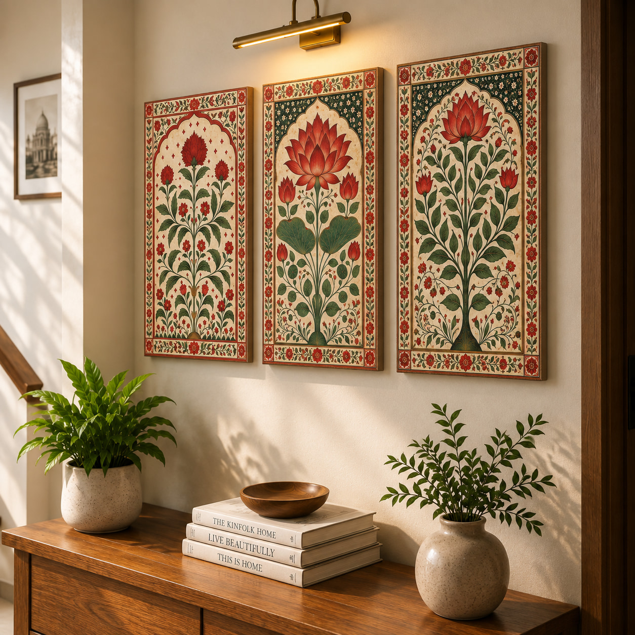 Floral Heritage Botanical Wall Art Set — alternate view