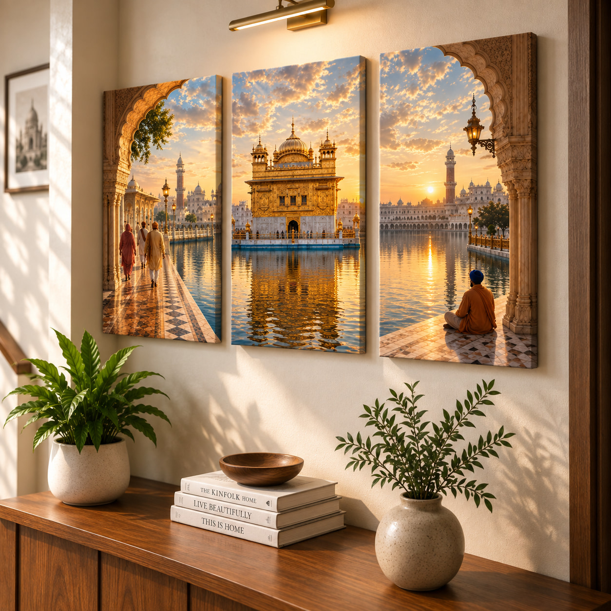 Golden Temple Heritage Wall Art Set — alternate view